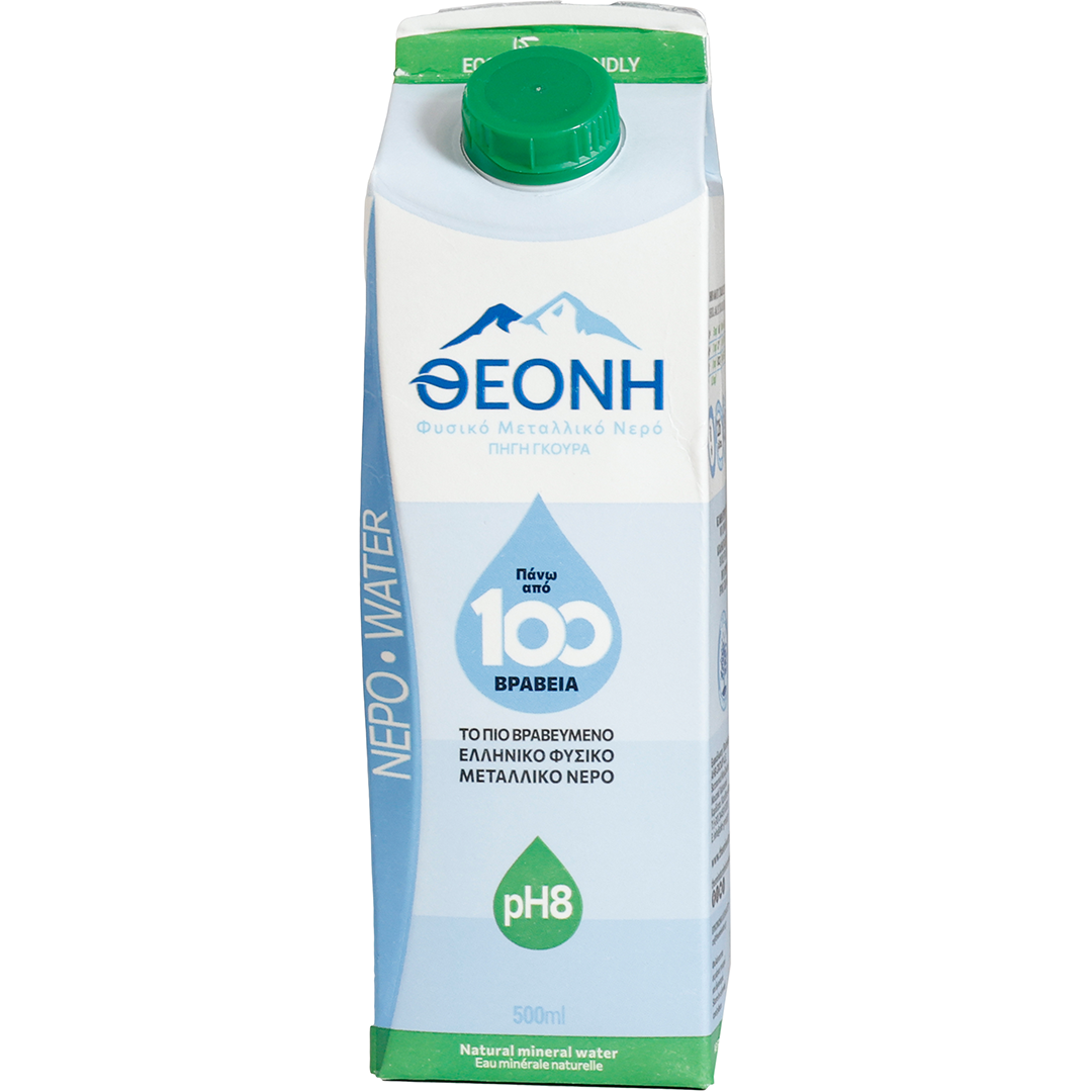 Theoni Natural Mineral Water Carton Box