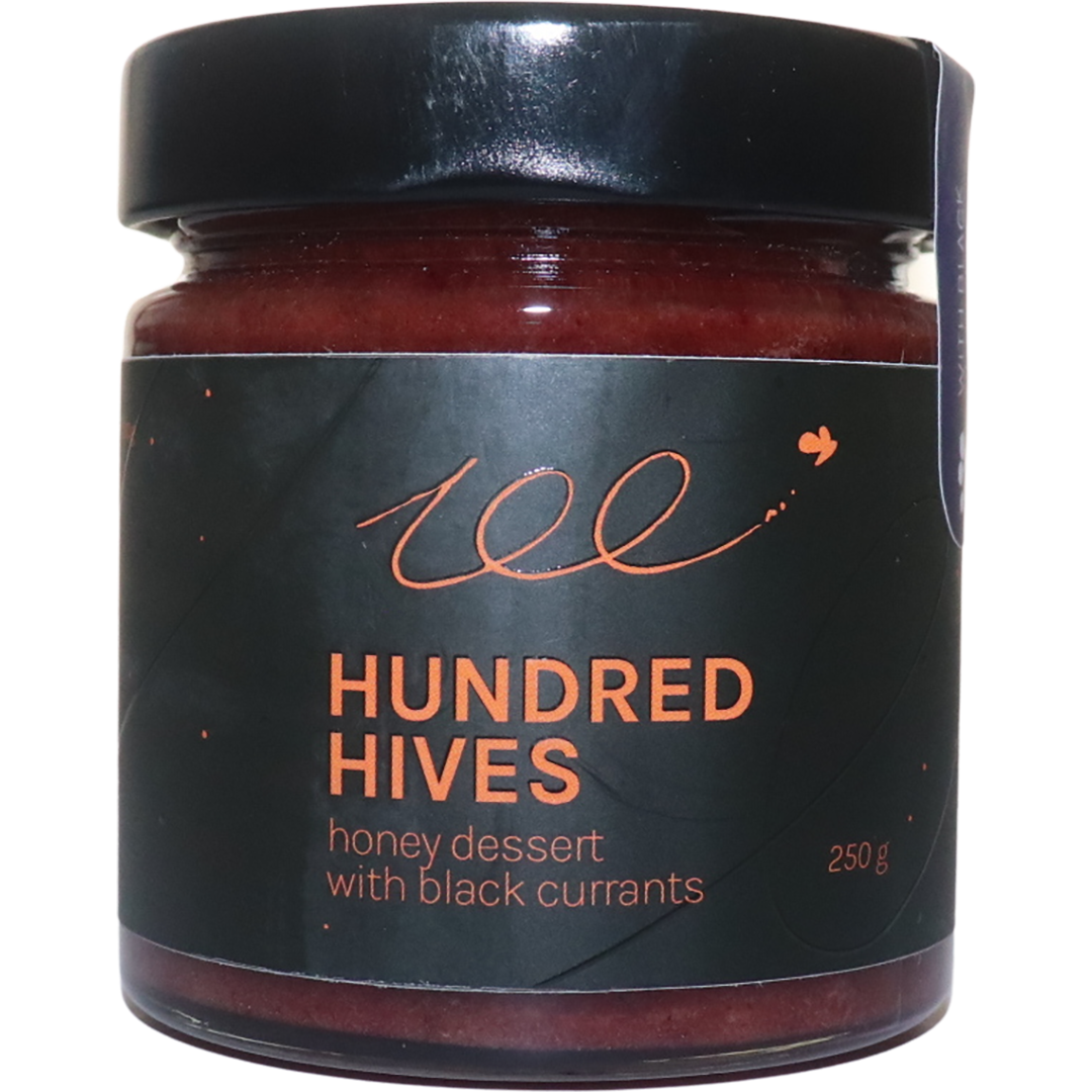 Hundred Hives - Honey Dessert With Black Currants