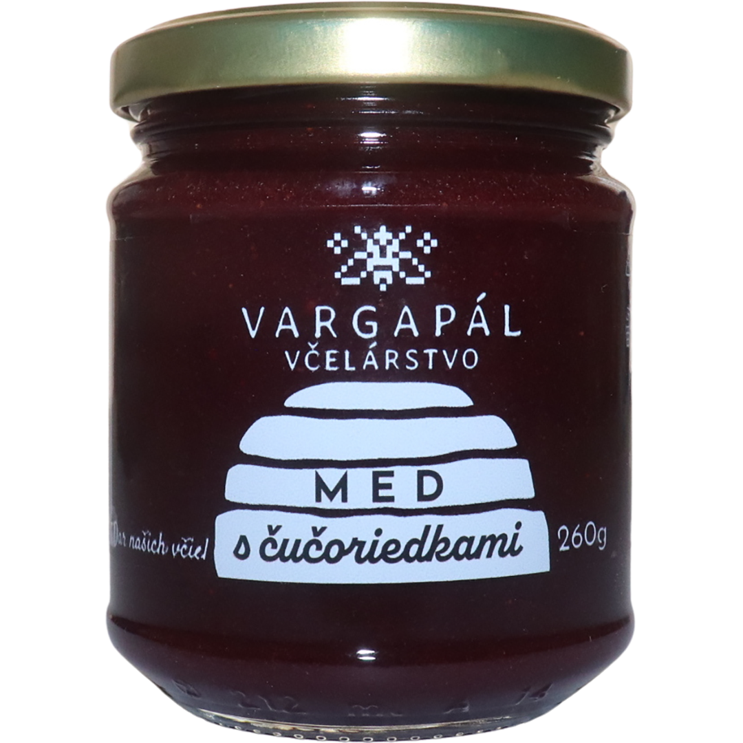 Vargapál Med S Čučoriedkami